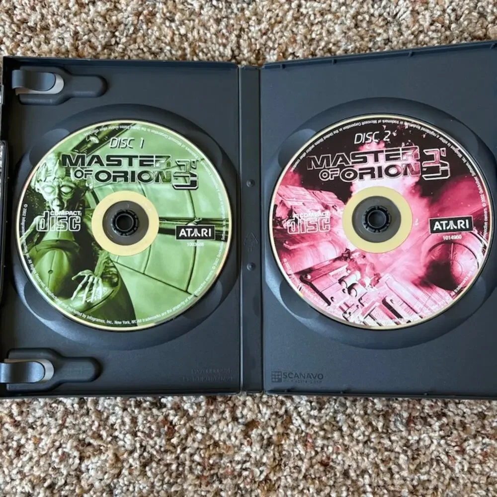 Master of Orion 3 2003 PC Windows 2-Disc 4X Space Strategy Simulation